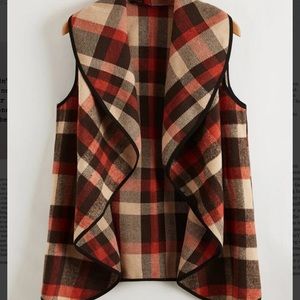 Asymmetrical Waterfall Vest